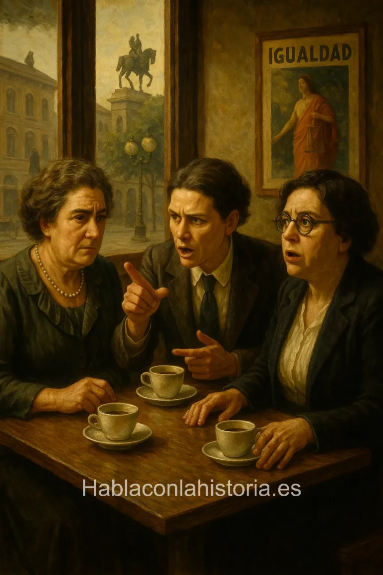 Clara Campoamor, Victoria Kent, y Federica Montseny