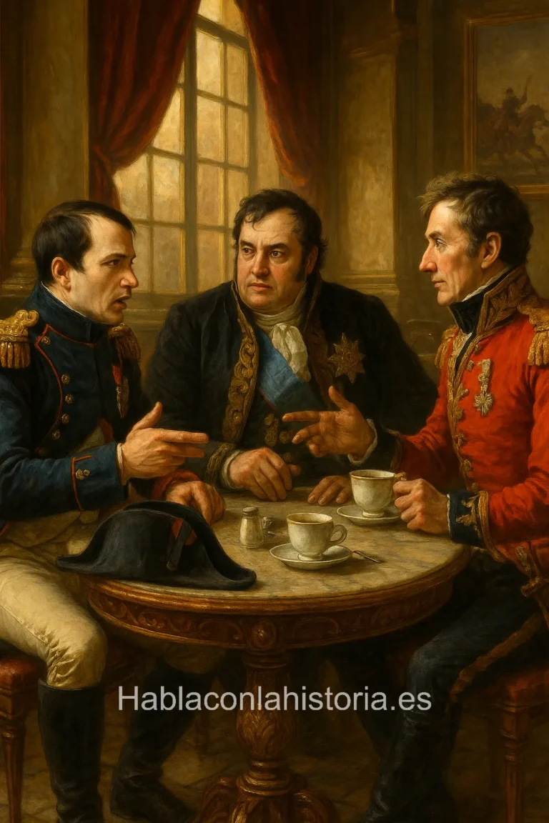 Napoleón, Fernando VII y el Duque de Wellington