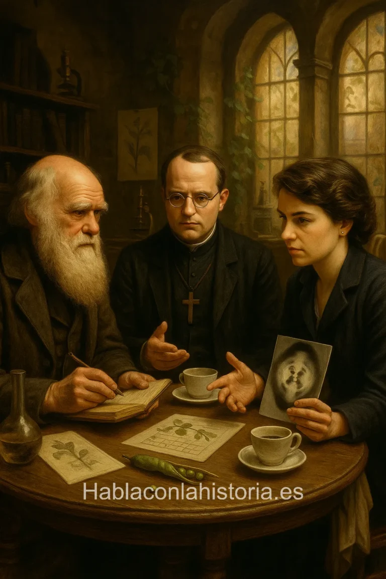 Debate-IA-Mendel-Franklin-Darwin