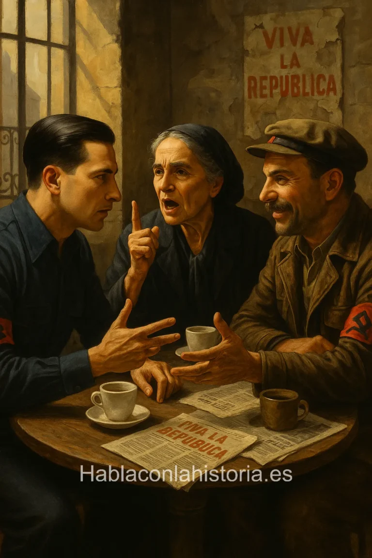 Debate-IA-Jose-Antonio-Primo-Rivera-Dolores-Ibarruri-Buenaventura-Durruti