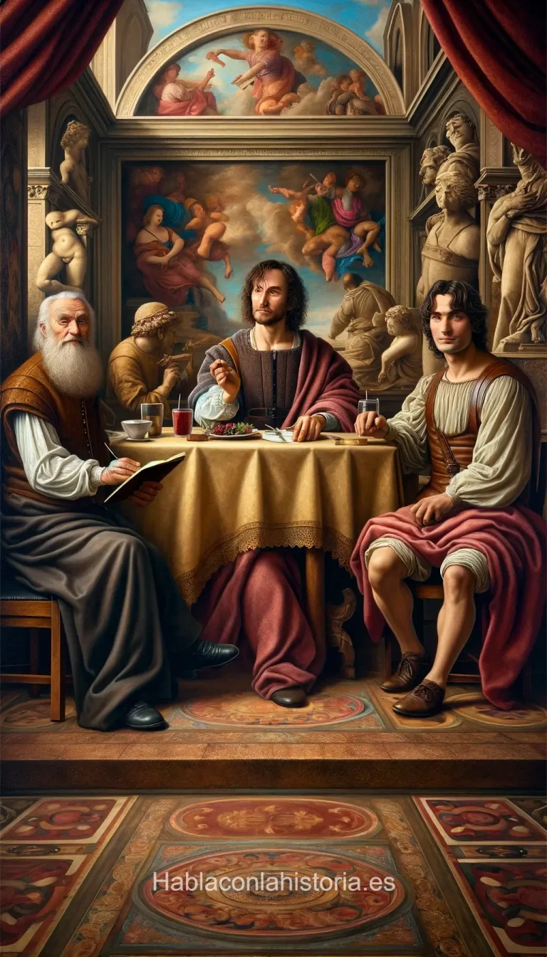 Leonardo Da Vinci, Miguel Ángel y Rafael Sanzio