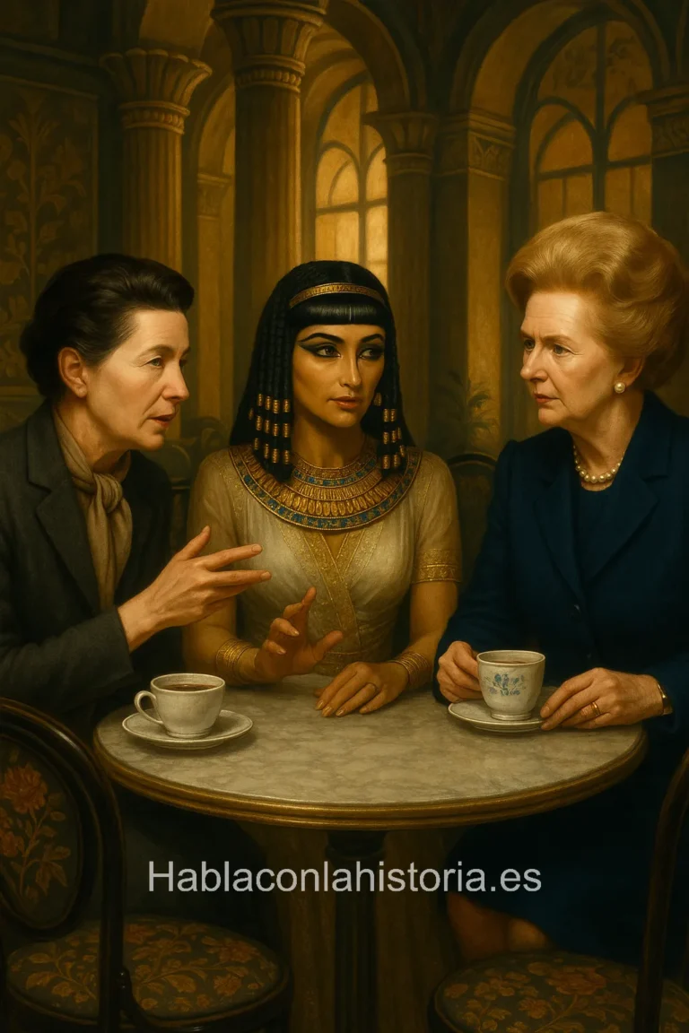 Debate-Cleopatra-Simone-Beauvoir-Margaret-Thatcher-IA
